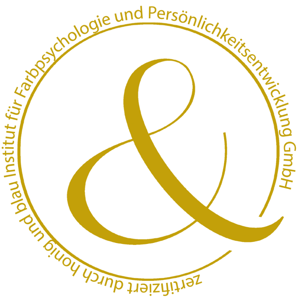 Siegel honigundblau Institut rund