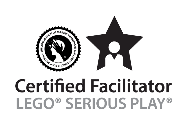 LEGO® SERIOUS PLAY® TRAINING LSP CertifiedFacilitator Logo Black OL Final 101416 Web